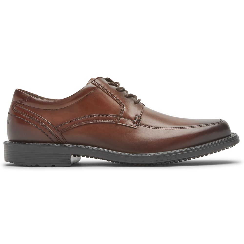 Pantofi Oxford Barbati Rockport Style Leader 2 Apron Toe Maro - Romania 3294-KPEGH